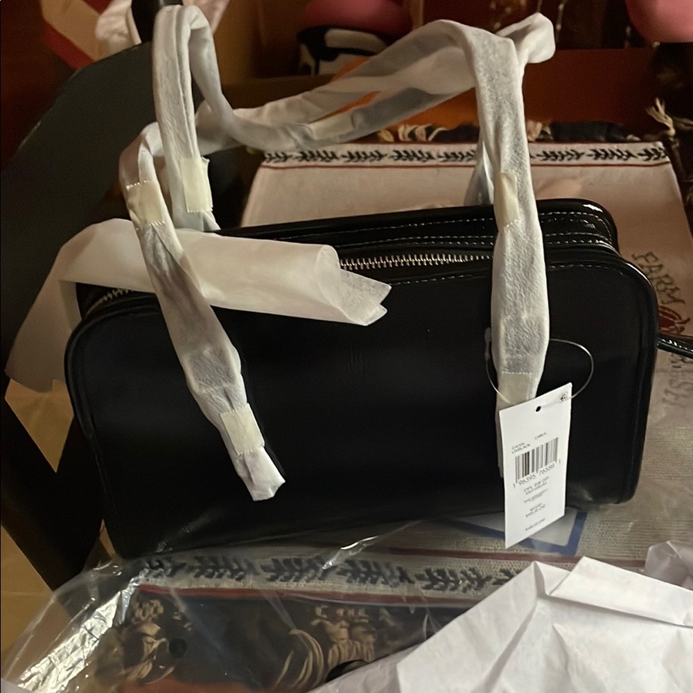 Coach Black Structured Shoulder Bag